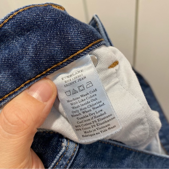 Everlane Skinny Jeans 36x32 - Picture 8 of 8